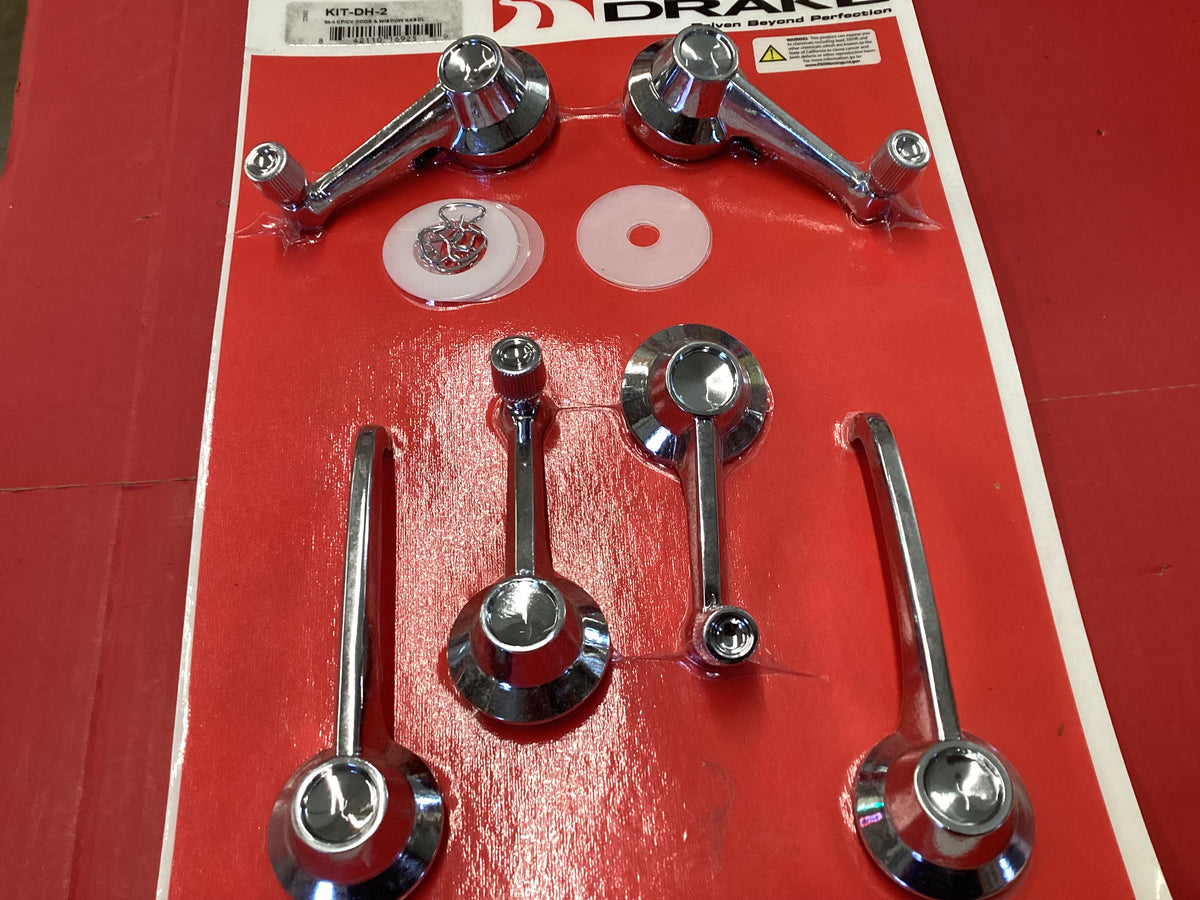 Mustang 1964 1/2Early 1965 Door Handle and Window Crank Kit For Coupe Dad's Mustang