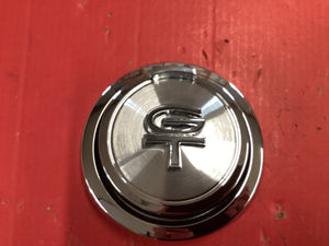Mustang 1967-1968 Pop Open Gas Cap with Black Or Red GT Emblem