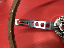 Load image into Gallery viewer, Mustang 1967 Deluxe WOODGRAIN Steering Wheel with Horn Ring. Does not come with center pad.
