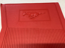 Load image into Gallery viewer, MUSTANG 1964 1/2-1973 PONY BRIGHT RED PVC VINYL RUBBER FLOOR MATS SET OF 4 C5ZZ-6513086-RD
