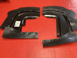 MUSTANG 1967-1968 INNER FRONT FENDER SPLASH SHIELDS WITH RUBBER ATTACHED