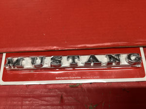 1965,66,1967-72 MUSTANG Chrome Letters Stick On for Front Fender and Trunk