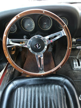 Load image into Gallery viewer, Mustang &amp; Shelby Corso Wood Steering Wheel Complete with Mustang Emblem or Shelby Emblem
