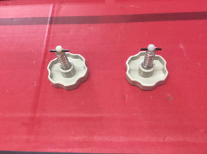 1967-1968 Mustang Cowl Cover.   Clear. Easy twist Knobs-  Easy On Easy Off