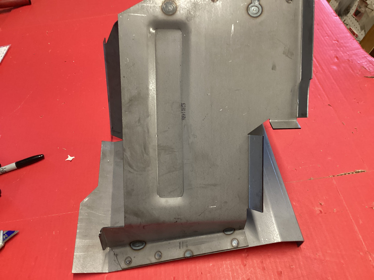 1964-1968 Mustang Convertible Torque Box Passenger Side Part Number M114RH