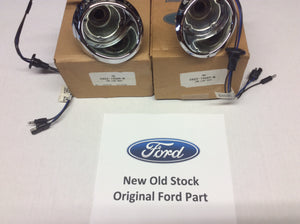New Old Stock Ford Mustang 1964 1/2-1966 Park Light Housing Pair