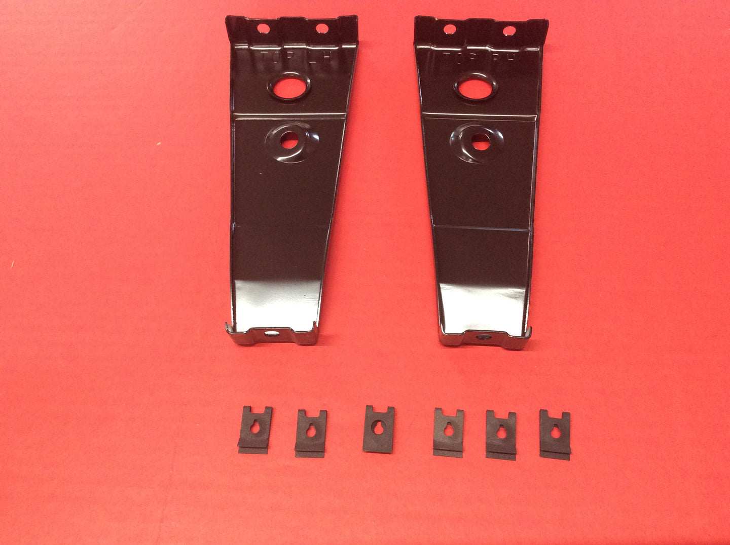 1966 Mustang Fog Light Mounting  Brackets For Grille Pair