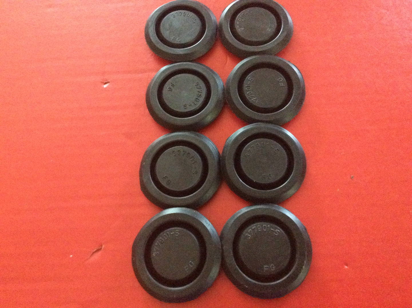1965-1973 Mustang  Ruber Seat Access Plugs  Set of 8
