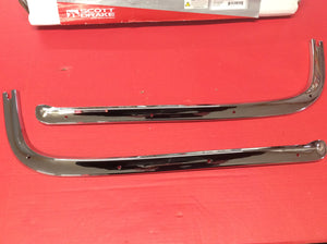 1965-1966 Mustang Convertible Top Chrome Boot Moulding Pair