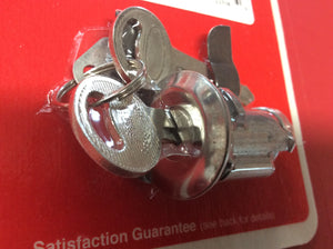 1967-1973  Mustang Trunk Lock with 2 Round Head Keys