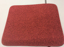 Load image into Gallery viewer, 1966-1973 Mustang Maroon Carpeted Pony Floor mats with Pony &amp; Bars Logo on Front Mats Rear Mats Plain Set of 4. These are dark red/maroon which was original color for 1966-1973.
