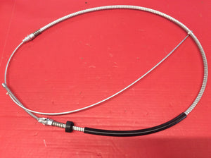 1964 1/2-1965 Mustang Rear Emergency Brake Cable 6 or 8 Cyl.  Fits Right or Left Need 2 per car. Measures 79 11/16" Long.