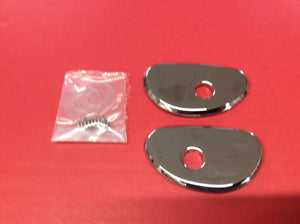 1965-66 Mustang Pony Interior Door Handles Escutcheons Pair