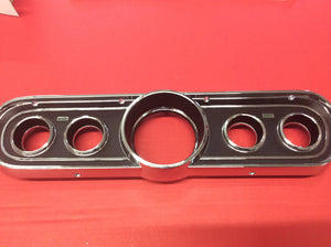 1966 Mustang Standard Black Instrument Bezel