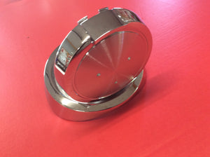 1967-68 Mustang/Shelby  Pop Open Gas Gap No Emblem (use with Shelby GT350,GT500 or Cobra Jet Emblems)