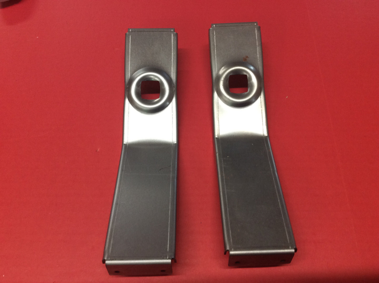 1968 Mustang  GT Fog Light Brackets Mount behind Grille Pair