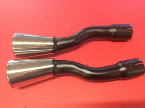 1965-66 Mustang GT Exhaust Tips Concours Pair