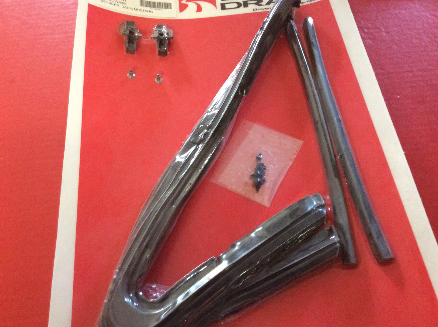 1965-1966 Mustang Vent Window Seal Kit Weatherstrip