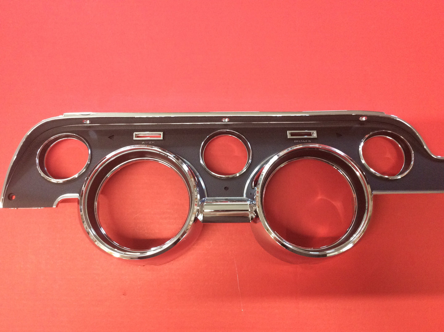 1967 Mustang Instrument Bezel Black Camera Case Finish