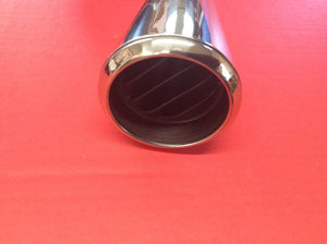 1965-66 Mustang GT Exhaust Tips Concours Pair