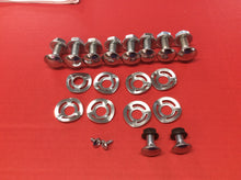 Load image into Gallery viewer, 1969 Mustang Bumper Bolt Set. Front &amp; Rear with Wave Washers
