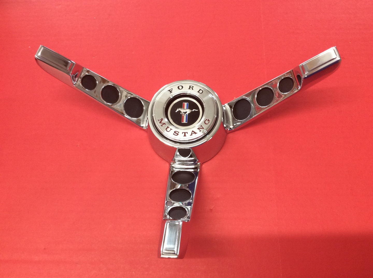1965-66 Mustang Horn Ring with Alternator  C5ZZ-13A805-B For Stock Steering Wheel (not for early 1964 1/2 cars with generator)