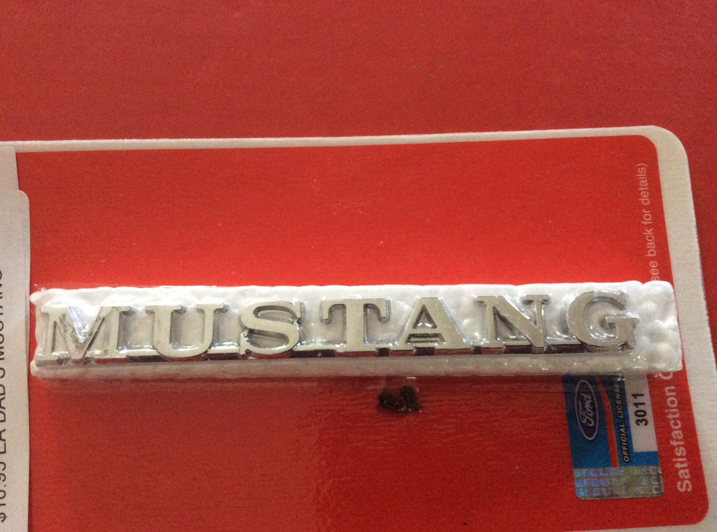 1965-66 Mustang Front Fender Script