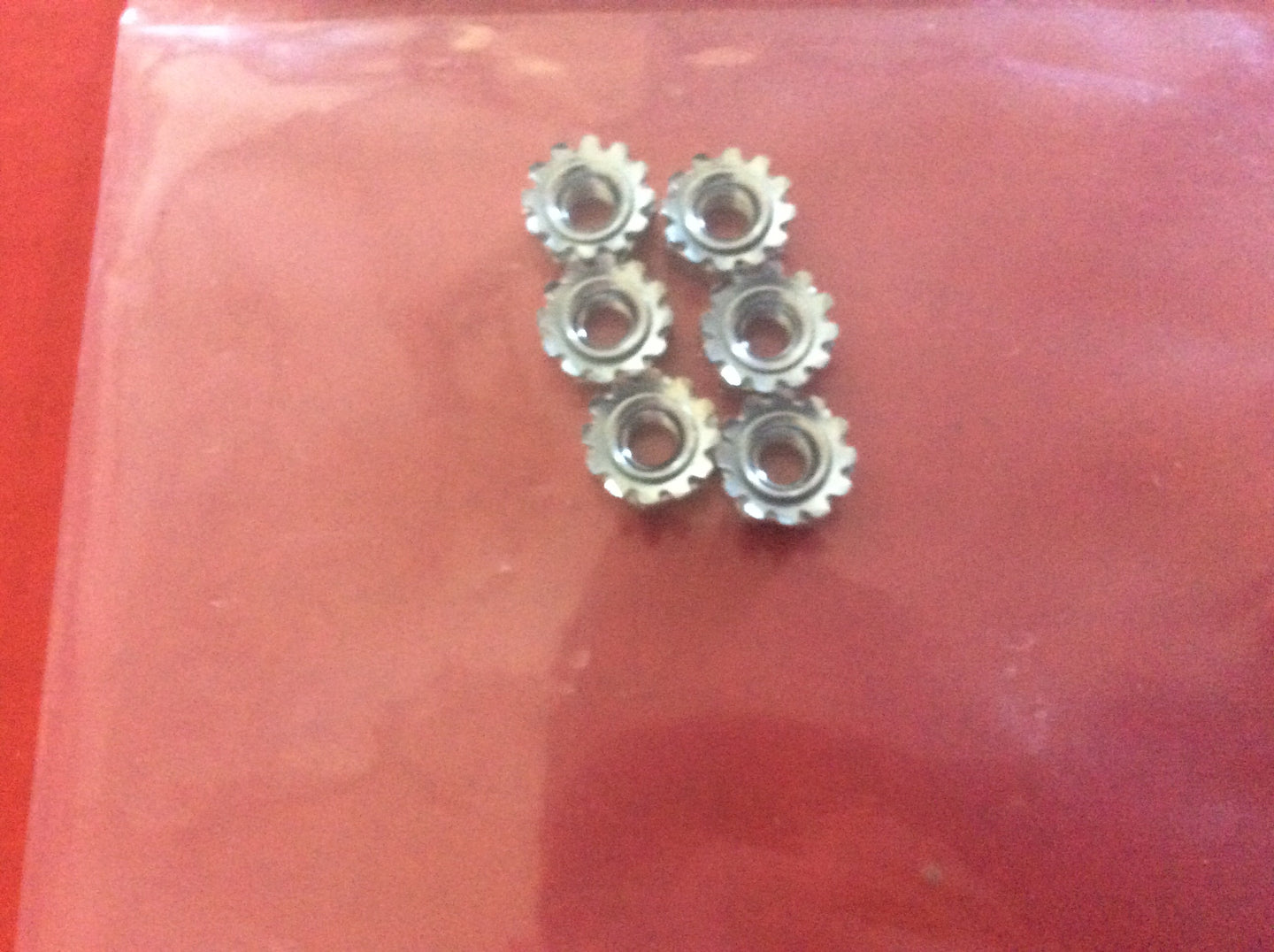 1967-68 Mustang Tail Light Chrome Bezel Retaining Nuts
