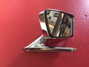 1967-1968 Mustang Mirror Outside Matches Remote Chrome Rectangular Mirror Show Quality