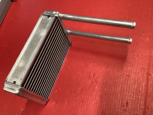 Mustang Heater Core 1965-66 All, 1967-68 No A/C  Aluminum with Extended Tubes for easy connection of  heater hoses.