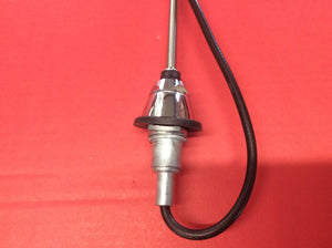 1965-68 Mustang Round Base Radio Antenna with Wire & Gasket & 3 Piece Extension Mast