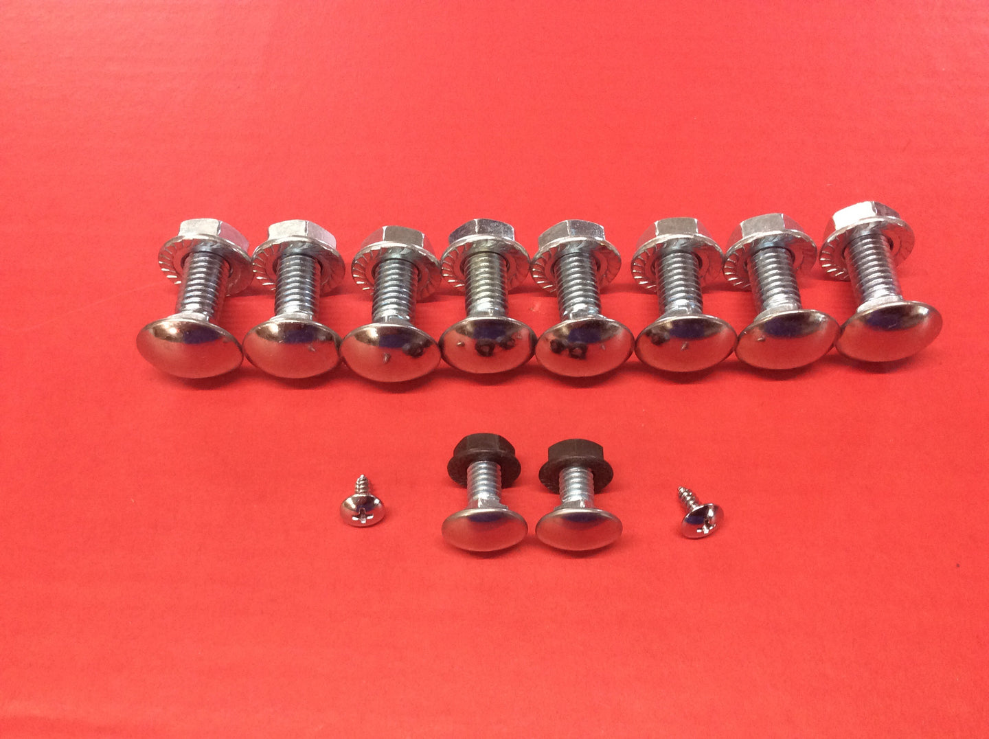 1969-1970 Bumper Bolt  Mounting Kit Stainless Steel Capped