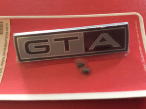 1967 Mustang GTA Front Fender Emblem fits RH or LH
