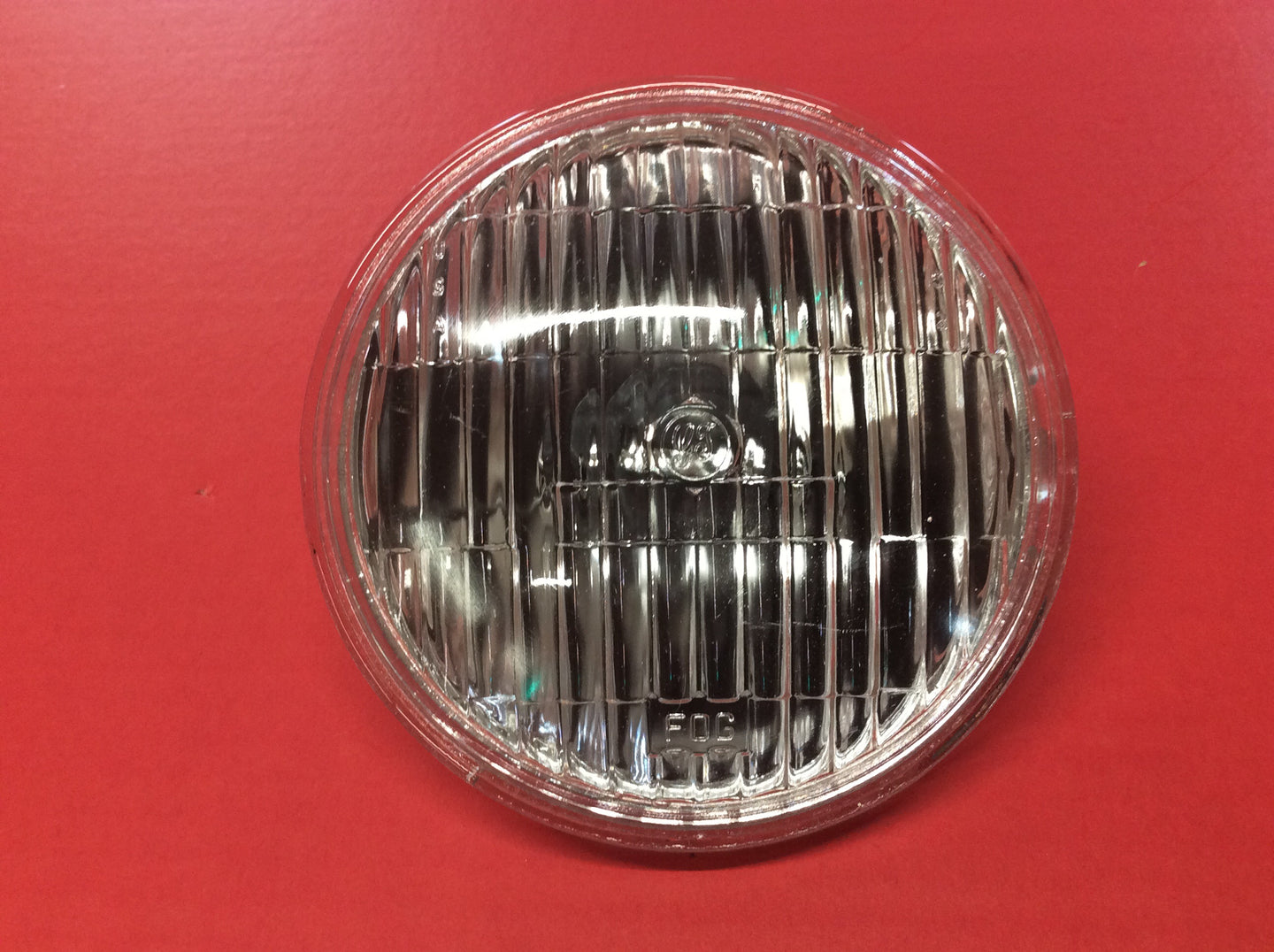 1965-1968 Mustang GE Fog Light Bulbs Clear Each. Have GE LOGO and FOG Moulded into Glass