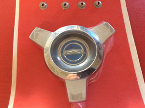 1965-66 Mustang Blue Hubcap Spinner for Wire Spoke Hubcaps