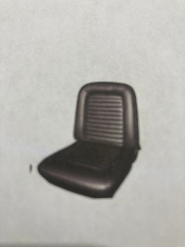 Black Converible Upholstery includes 2 Front Buckets, Upholstered back panels and rear seat bottom and backrest.