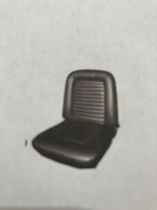 Black Converible Upholstery includes 2 Front Buckets, Upholstered back panels and rear seat bottom and backrest.
