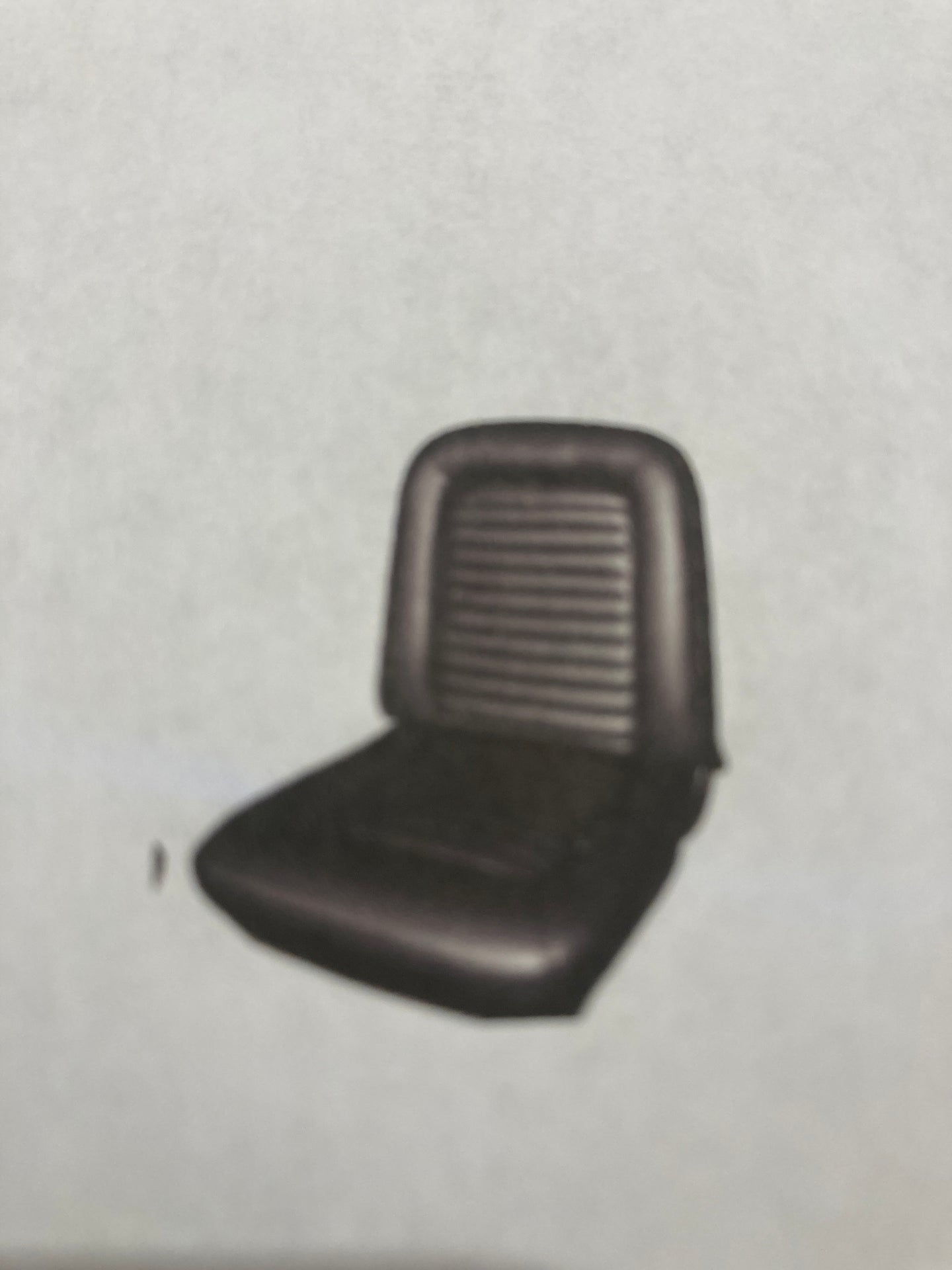 Black Converible Upholstery includes 2 Front Buckets, Upholstered back panels and rear seat bottom and backrest.
