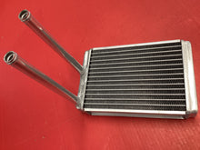 Load image into Gallery viewer, Mustang Heater Core 1965-66 All, 1967-68 No A/C  Aluminum with Extended Tubes for easy connection of  heater hoses.
