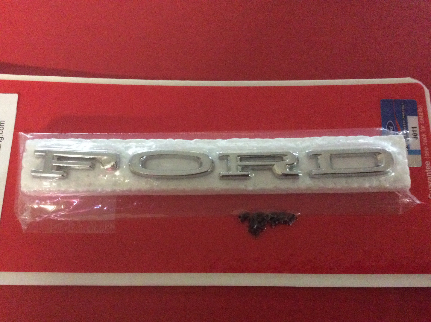 1965-66 Mustang Ford Hood Letters Pin Type