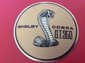 1967 Shelby GT350 Pop Open  Gas Cap Emblem Only